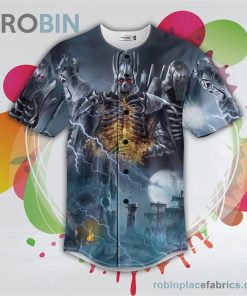 wild hunt the witcher skull baseball jersey rb177494 NifTd
