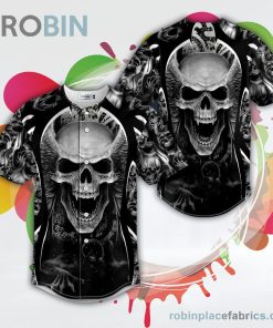 winged zombie monster skull baseball jersey rb19924 Yz1t9