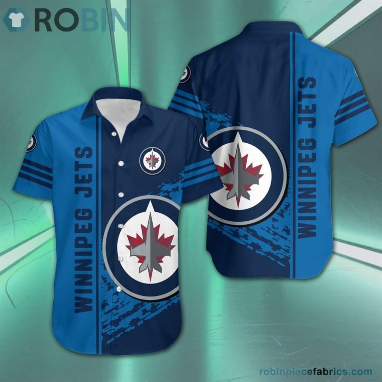 Winnipeg Jets – NHL Short Sleeve Button Down Hawaiian Shirt
