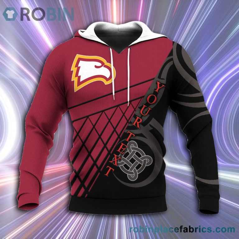 Winthrop Eagles All Over Print 3D Hoodie Pattern Celtic – NCAA