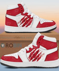 Wisconsin Badgers Air Sneakers 1 – Scrath Style NCAA AJ1 Sneakers Wisconsin Badgers Air Sneakers 1 – Scrath Style NCAA AJ1 Sneakers