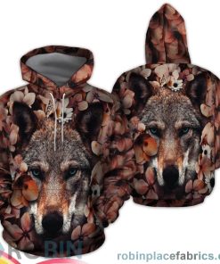 wolf all over print aop shirt hoodie 4Xydu