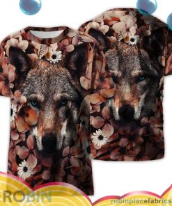 wolf all over print aop shirt t shirt sgIXt