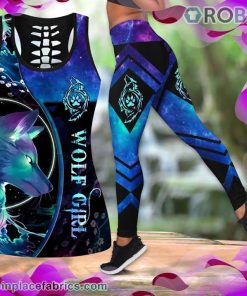 Wolf Galaxy Tank Top Legging Set