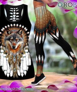 Wolf Native #2 Tank Top Legging Set Wolf Native #2 Tank Top Legging Set