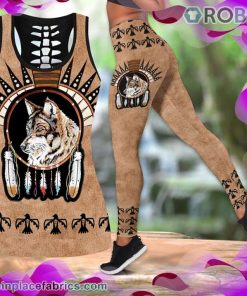 Wolf Native #4 Tank Top Legging Set