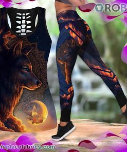 Wolf Tank Top Legging Set