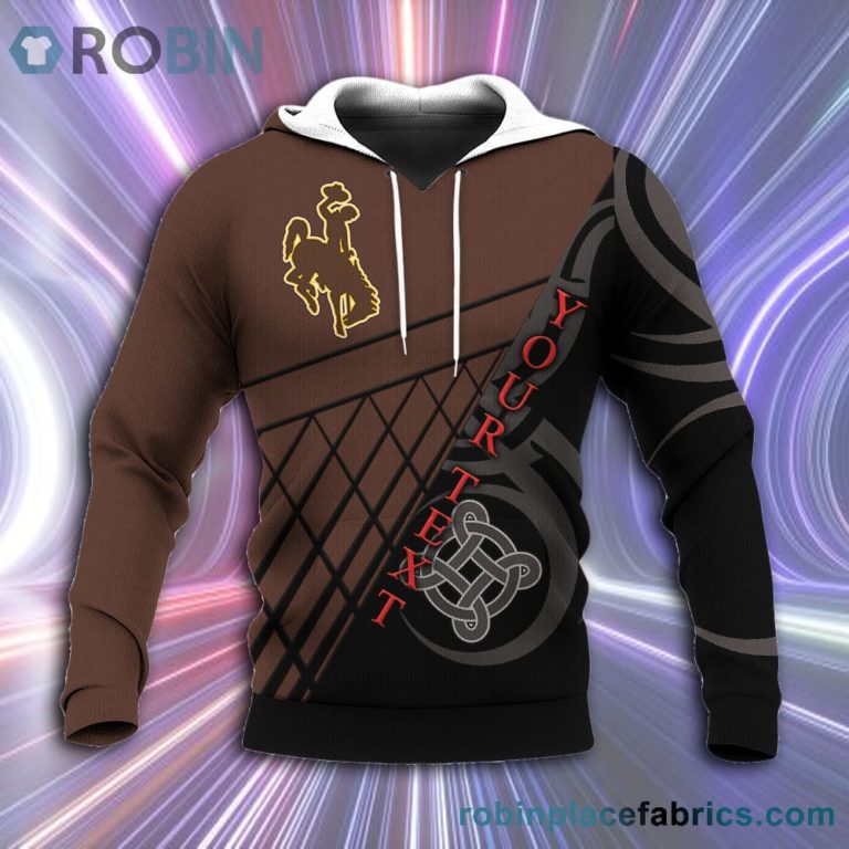 Wyoming Cowboys All Over Print 3D Hoodie Pattern Celtic – NCAA