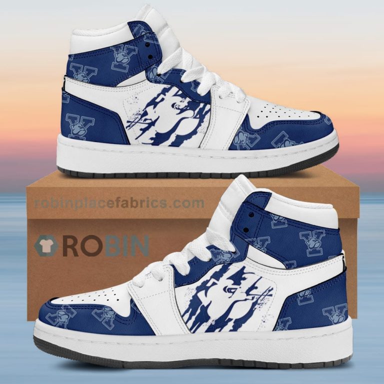 Yale Bulldogs Air Sneakers 1 – Scrath Style NCAA AJ1 Sneakers