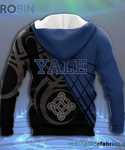 Yale Bulldogs All Over Print 3D Hoodie Pattern Celtic – NCAA