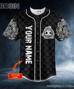 yggdrasill old tree viking tattoo custom baseball jersey 395 Lv1ye