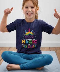 yout t shirt navy im bringing the magic to 3rd grade back to school first day of school Wo6Nq