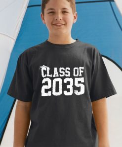 Class Of 2035 Grow With Me Graduation First Day Of School T-shirt & Raglan for Kid
