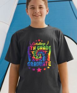 Goodbye 8th Grade Class Of 2026 Graduate 8th Grade Tie dye T-shirt & Raglan for Kid Goodbye 8th Grade Class Of 2026 Graduate 8th Grade Tie dye T-shirt & Raglan for Kid