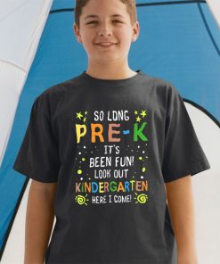 Kids So Long Pre-K Kindergarten Here I Come Graduation T-shirt & Raglan for Kid
