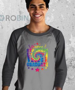 youth raglan black goodbye 8th grade class of 2026 graduate 8th grade tie dye 5y7Cl