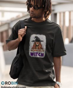 a t shirt black happy halloween in a world full of princesses be a witch edhda6