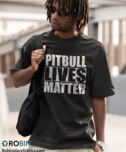 a t shirt black pitbull lives matter bully dog u3qasi