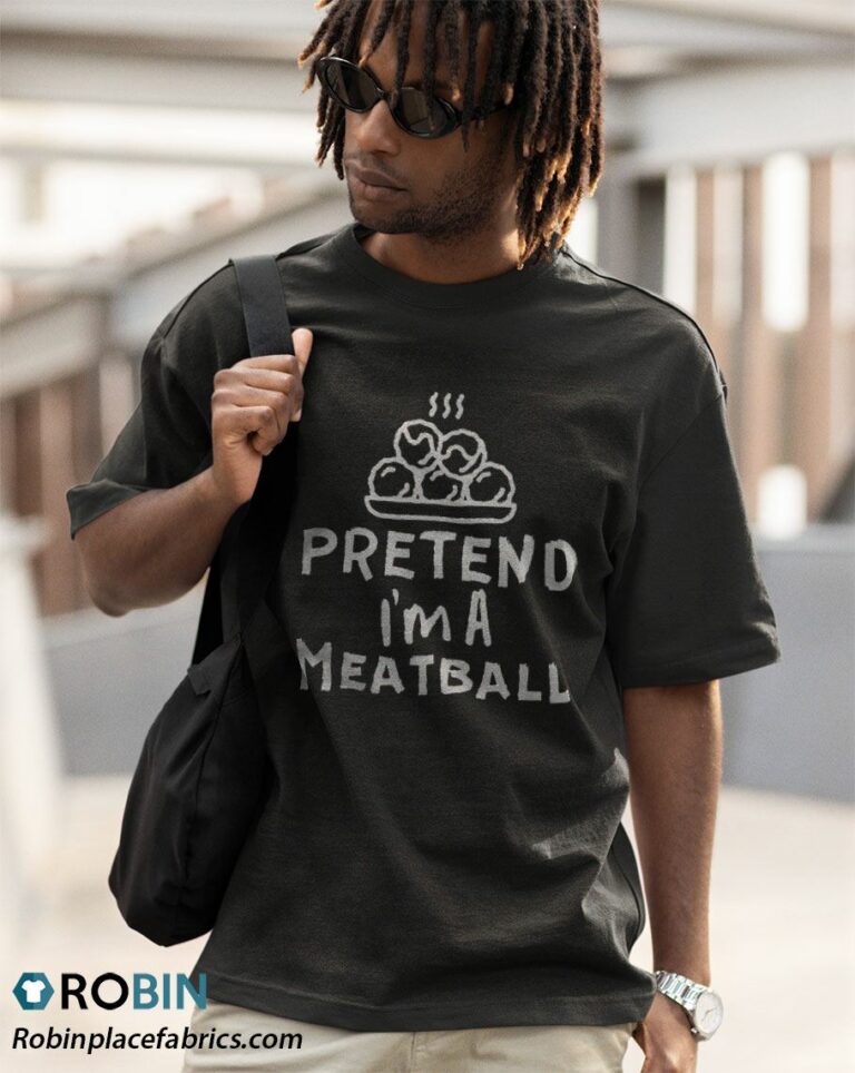 Pretend I’m A Meatbal – Funny Halloween Meatball Costume Shirt