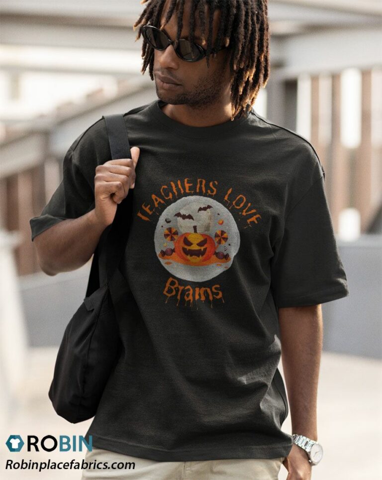 Teachers Pump-Kin Halloween – Teachers Love Brains Shirt