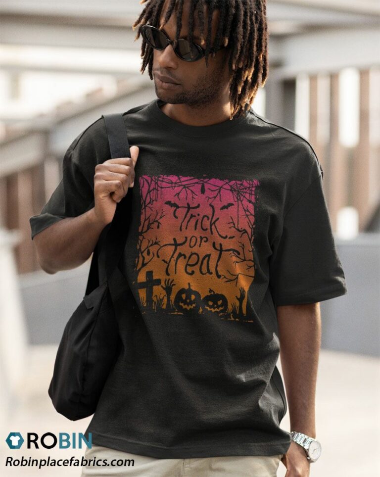 Treick or Treal A Spooky pumpkin head Halloween Shirt