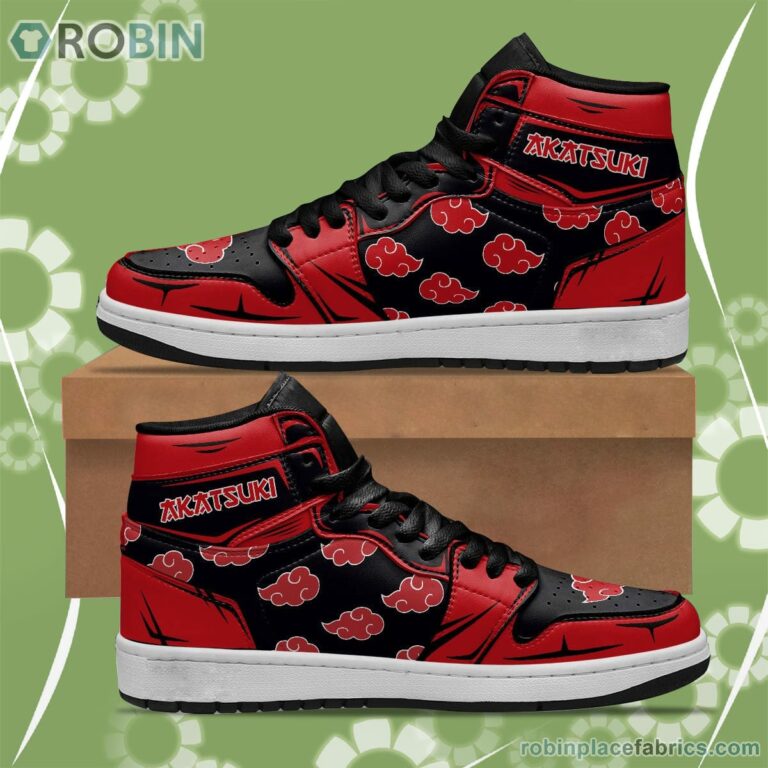 Akatsuki JD Sneakers Naruto Custom Anime Shoes Special