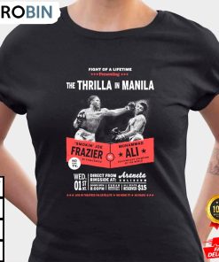 Ali vs Frazier Thrilla in Manila Muhammad Ali Shirt