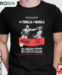 ali vs frazier thrilla in manila muhammad ali t shirt tq4qvx