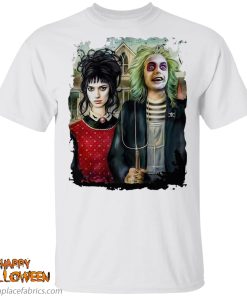 american beetlejuice gothic halloween t shirt eCbzM