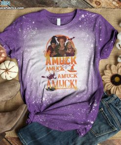 Amuck Amuck Halloween Bleached T-Shirt – Funny Sanderson Sisters Bleach Shirt Amuck Amuck Halloween Bleached T-Shirt – Funny Sanderson Sisters Bleach Shirt