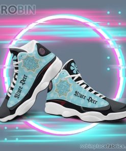 anime shoes back clover azure deer air jordan 13 451 2tK85