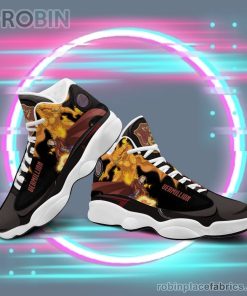 anime shoes black clover air jordan 13 sneakers fuegoleon vermillion black bull 442 TaGK5