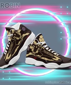 anime shoes black clover black bull air jordan 13 sneakers 434 2EaQg