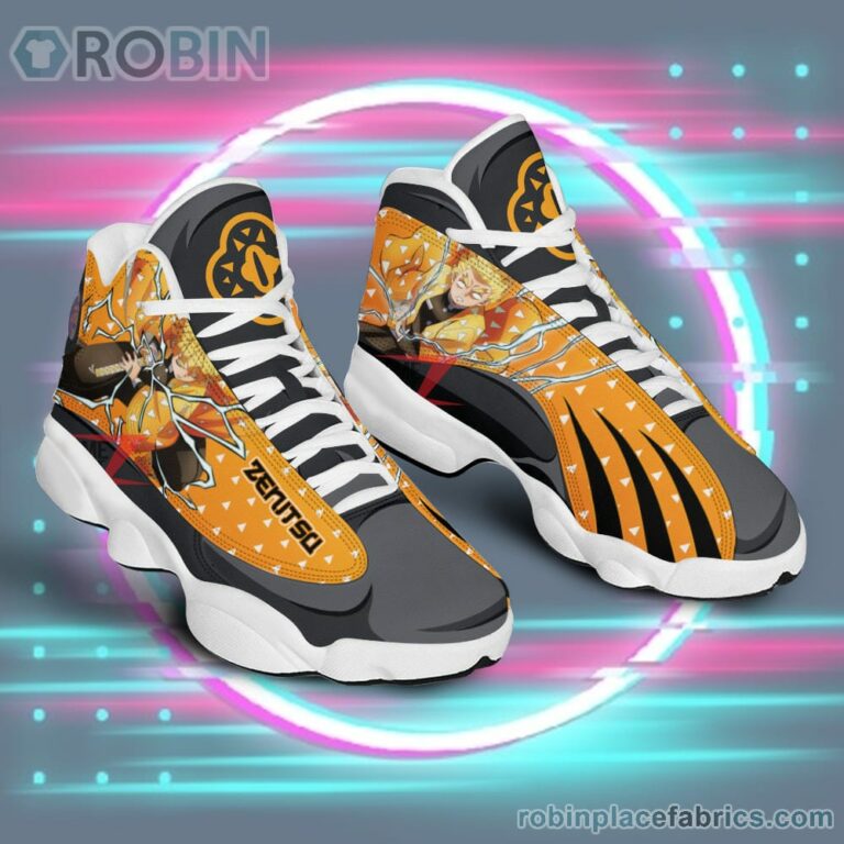 Anime Shoes Demon Slayer Air JD13 Sneakers Agatsuma Zenitsu Sneakers