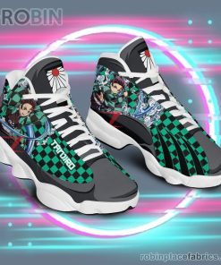 anime shoes demon slayer jd13 sneakers kamando tanjiro 113 JJdIK