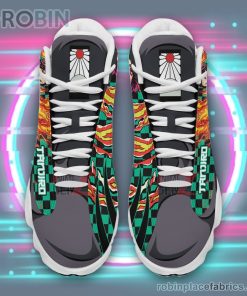 Anime Shoes Demon Slayer JD13 Sneakers Kamando Tanjiro Sun Breathing