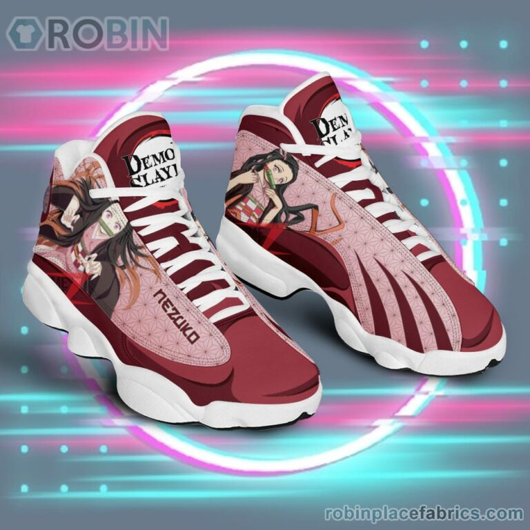 Anime Shoes Demon Slayer JD13 Sneakers Nezuko Jordan 13 Sneakers