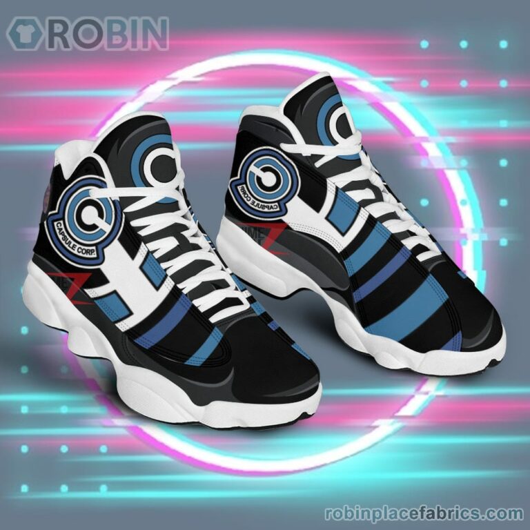 Anime Shoes Dragon Ball Capsule Corp Air Jordan 13 Sneakers