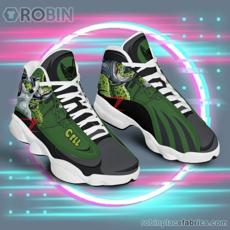 Anime Shoes Dragon Ball Cell Air Jordan 13 Sneakers