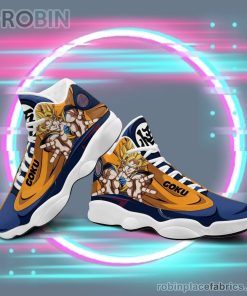 Anime Shoes Dragon Ball Goku Super Saiyan 2 Air Jordan 13 Sneakers Anime Shoes Dragon Ball Goku Super Saiyan 2 Air Jordan 13 Sneakers