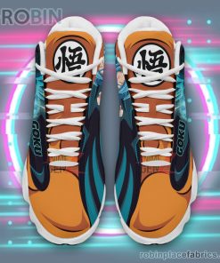 anime shoes dragon ball sneakers goku super saiyan blue air jordan 13 sneakers 244 FDptS
