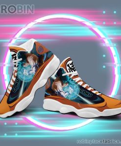 Anime Shoes Dragon Ball Sneakers Goku Super Saiyan Blue Air Jordan 13 Sneakers Anime Shoes Dragon Ball Sneakers Goku Super Saiyan Blue Air Jordan 13 Sneakers