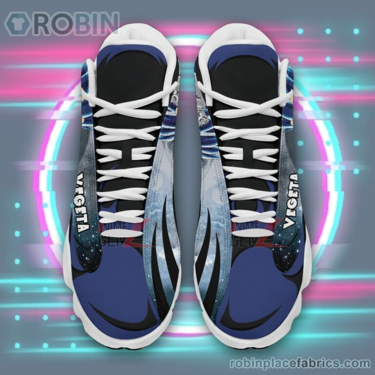 Anime Shoes Dragon Ball Super Saiyan Vegeta Air Jordan 13 Sneakers