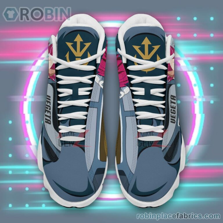 Anime Shoes Dragon Ball Vegeta Super Saiyan God Air Jordan 13 Sneakers