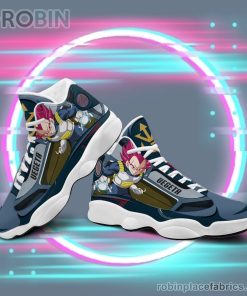 Anime Shoes Dragon Ball Vegeta Super Saiyan God Air Jordan 13 Sneakers