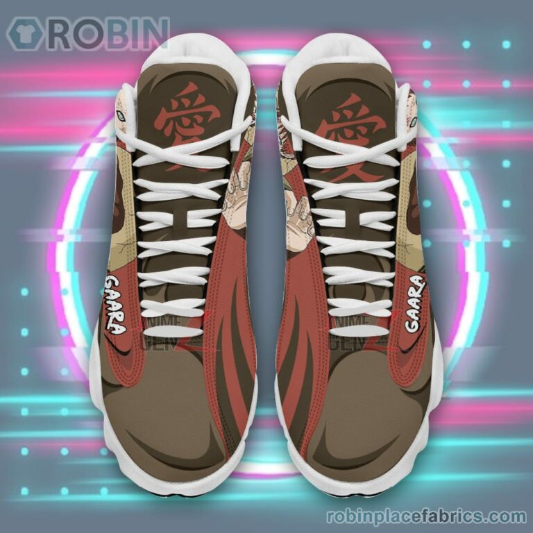 Anime Shoes Gaara Naruto Anime Air Jordan 13 Sneakers
