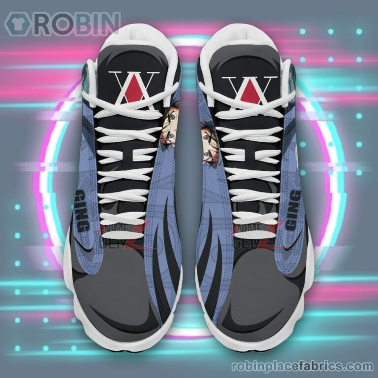 Anime Shoes Hunter x Hunter Air Jordan 13 Sneakers Custom Ging Freecss Anime Shoes
