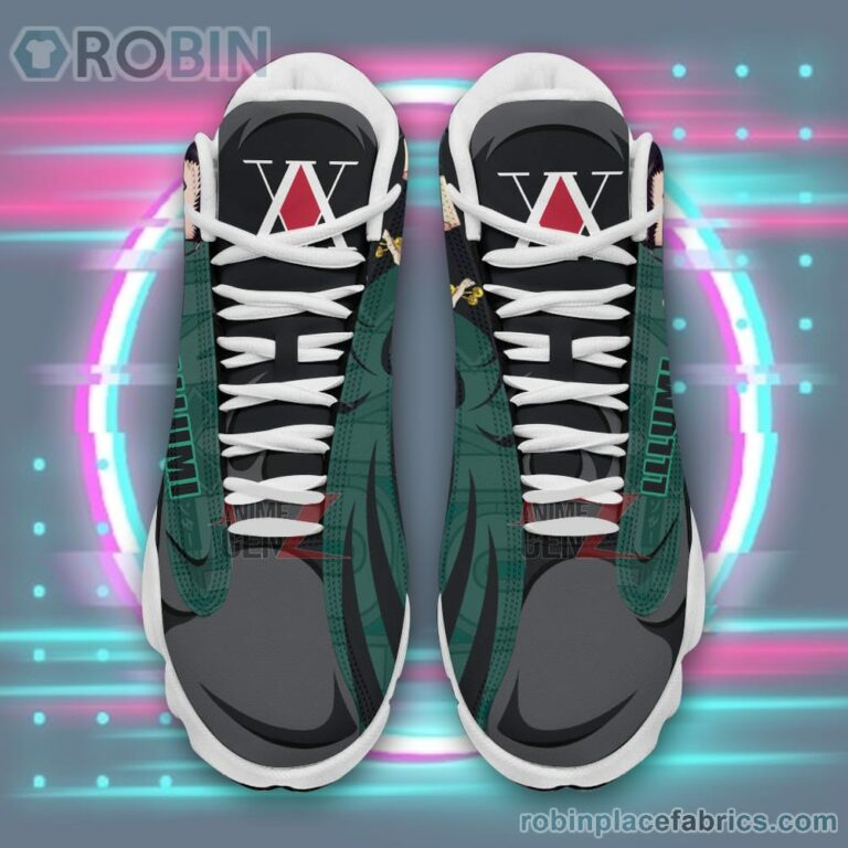 Anime Shoes Hunter x Hunter Air Jordan 13 Sneakers Custom Illumi Zoldyck Anime Shoes