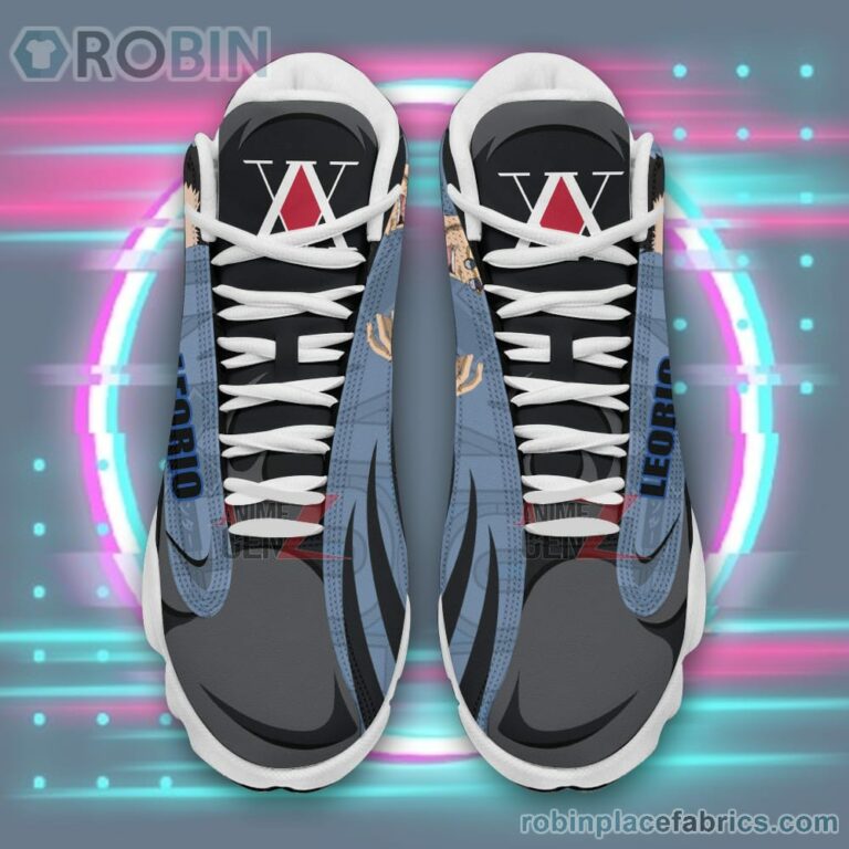 Anime Shoes Hunter x Hunter Air Jordan 13 Sneakers Custom Leorio Paradinight Anime Shoes