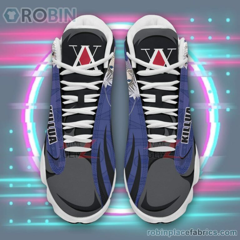 Anime Shoes Hunter x Hunter Air Jordan 13 Sneakers Custom Zoldyck Killua Anime Shoes